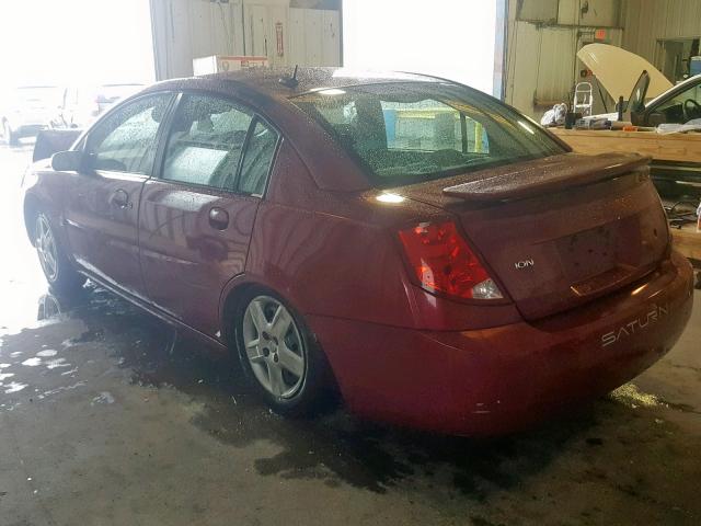 1G8AJ55F66Z161737 - 2006 SATURN ION LEVEL MAROON photo 3