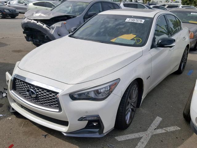 JN1FV7AP3JM461321 - 2018 INFINITI Q50 RED SP WHITE photo 2