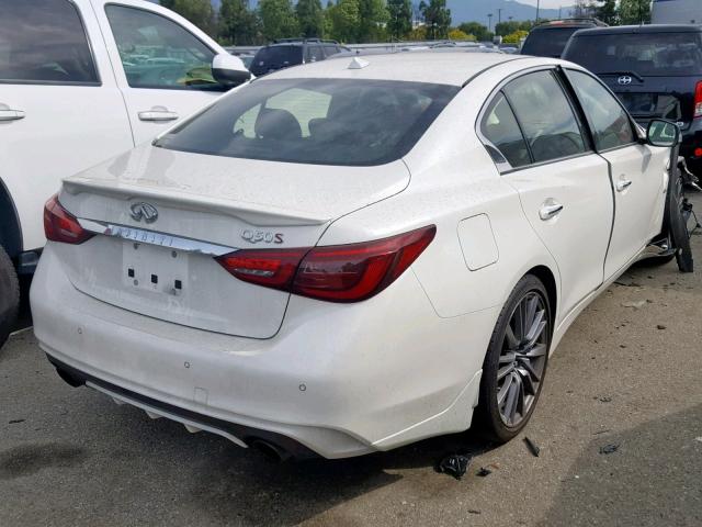 JN1FV7AP3JM461321 - 2018 INFINITI Q50 RED SP WHITE photo 4