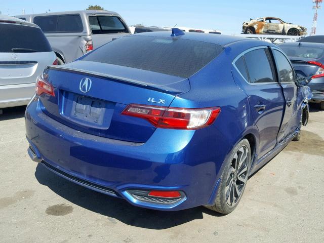 19UDE2F89GA013119 - 2016 ACURA ILX PREMIU BLUE photo 4