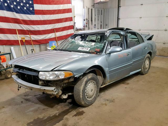 1G4HP52K53U170096 - 2003 BUICK LESABRE CU BLUE photo 2