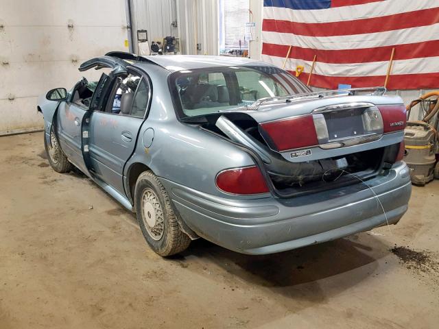 1G4HP52K53U170096 - 2003 BUICK LESABRE CU BLUE photo 3