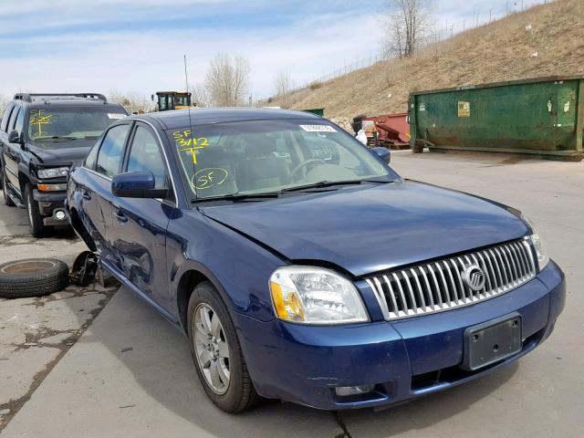 1MEFM40166G615925 - 2006 MERCURY MONTEGO LU BLUE photo 1