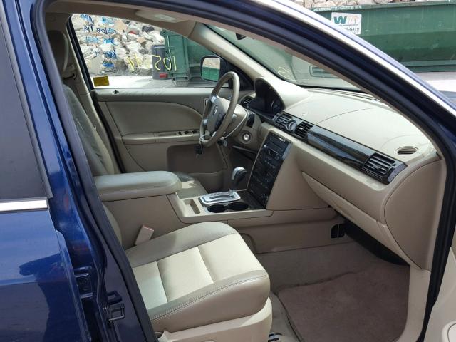 1MEFM40166G615925 - 2006 MERCURY MONTEGO LU BLUE photo 5