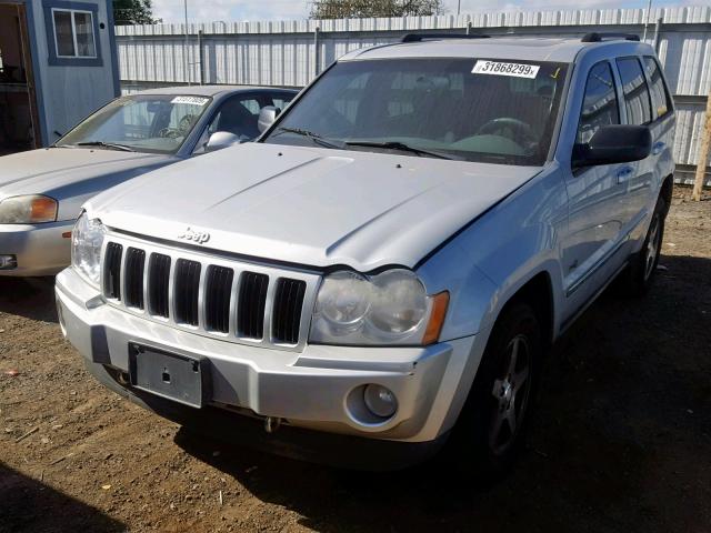 1J4HR48N66C282257 - 2006 JEEP GRAND CHER SILVER photo 2