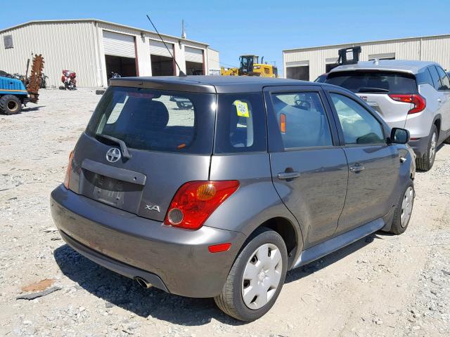 JTKKT624450090787 - 2005 TOYOTA SCION XA GRAY photo 4