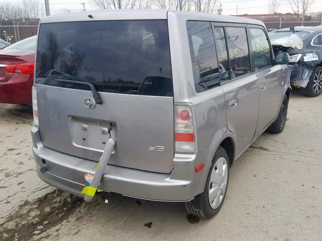 JTLKT334264092752 - 2006 TOYOTA SCION XB 银色 照片 4