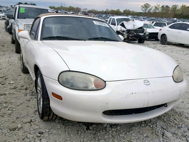 JM1NB3534Y0145123 - 2000 MAZDA MX-5 MIATA WHITE photo 1