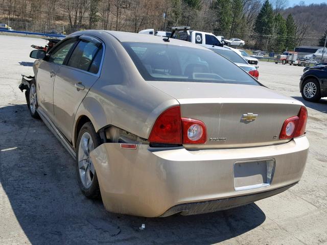 1G1ZH57B38F187448 - 2008 CHEVROLET MALIBU 1LT 金色 照片 3