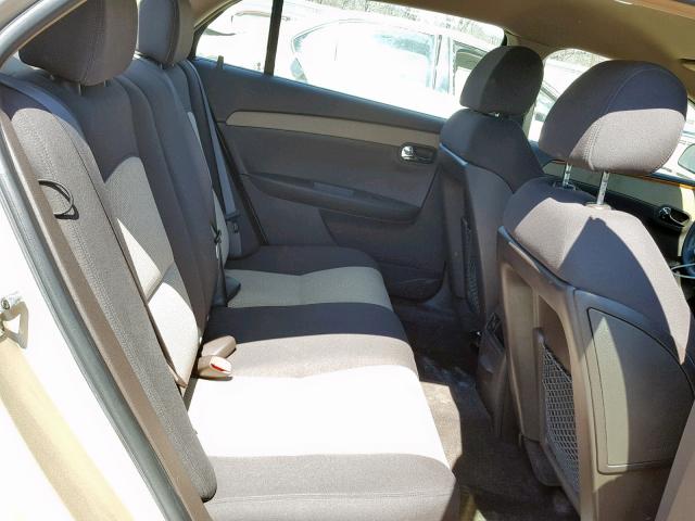 1G1ZH57B38F187448 - 2008 CHEVROLET MALIBU 1LT 金色 照片 6