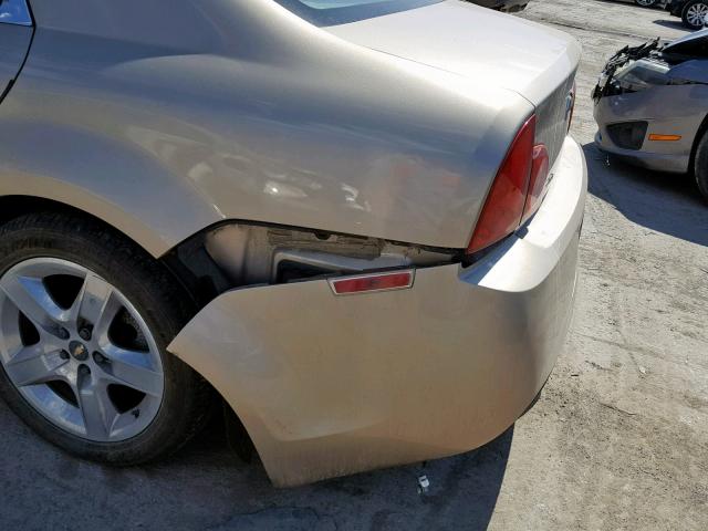 1G1ZH57B38F187448 - 2008 CHEVROLET MALIBU 1LT 金色 照片 9