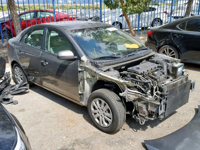 KNAFU4A26C5637601 - 2012 KIA FORTE EX GRAY photo 1