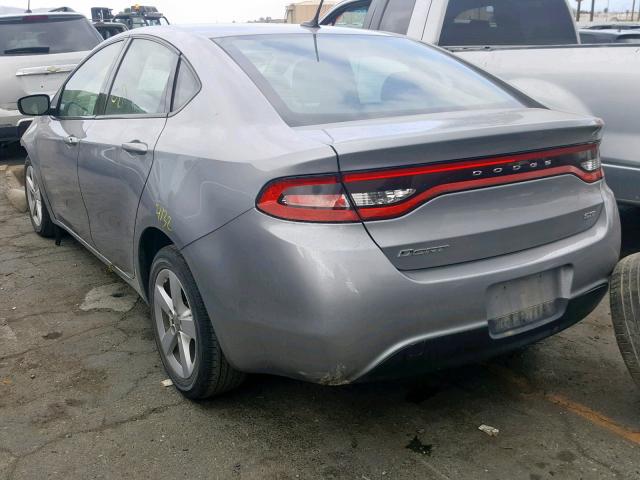 1C3CDFFA6GD819364 - 2016 DODGE DART SXT S SILVER photo 3