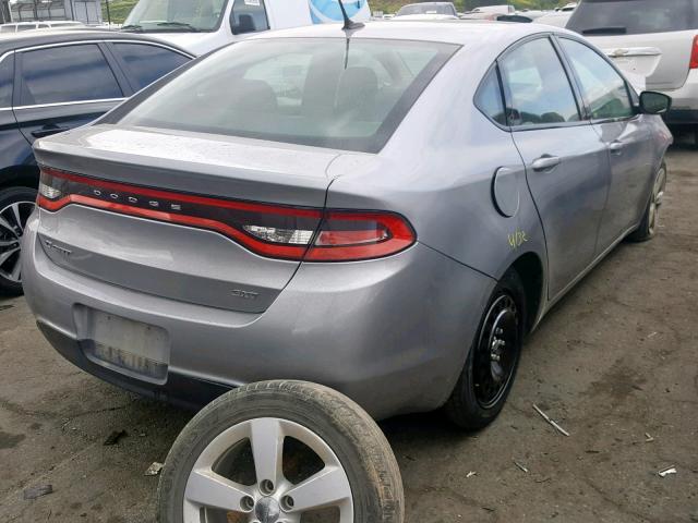 1C3CDFFA6GD819364 - 2016 DODGE DART SXT S SILVER photo 4