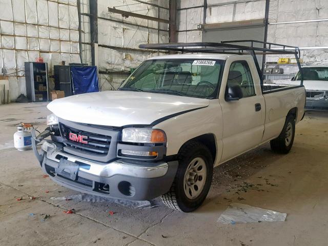 1GTEC14VX5Z335830 - 2005 GMC NEW SIERRA WHITE photo 2