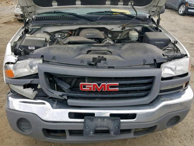 1GTEC14VX5Z335830 - 2005 GMC NEW SIERRA WHITE photo 7