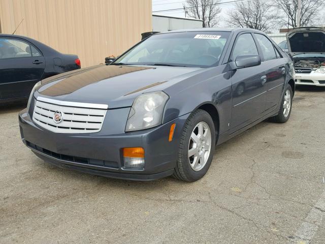 1G6DM57T570107917 - 2007 CADILLAC CTS GRAY photo 2