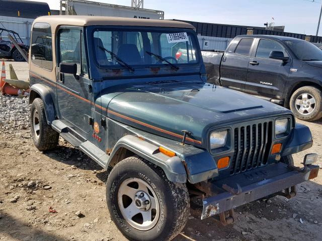 1J4FY49S7PP238146 - 1993 JEEP WRANGLER / GREEN photo 1