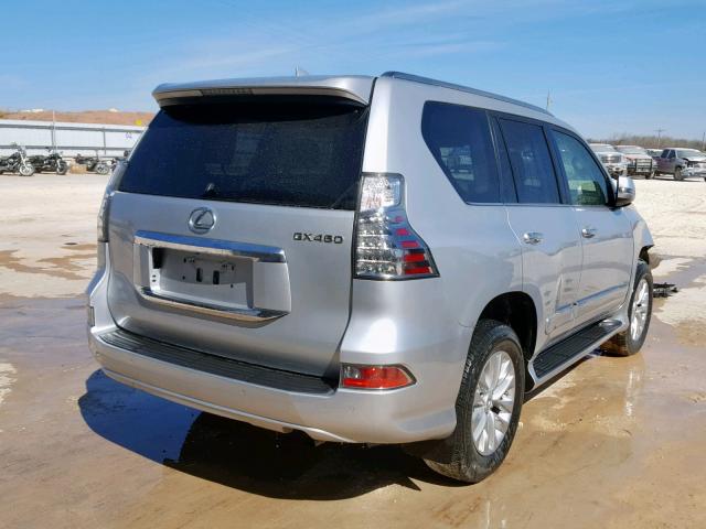 JTJBM7FX1G5139137 - 2016 LEXUS GX SILVER photo 4