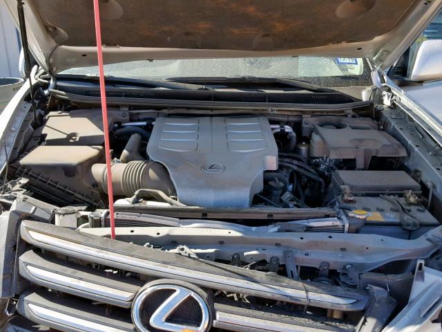 JTJBM7FX1G5139137 - 2016 LEXUS GX SILVER photo 7