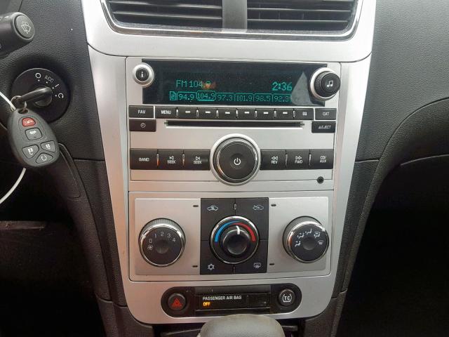 1G1ZC5EB0AF307374 - 2010 CHEVROLET MALIBU 1LT 勃艮第红 照片 9