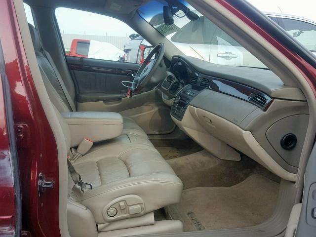 1G6KE57Y12U140608 - 2002 CADILLAC DEVILLE DH RED photo 5