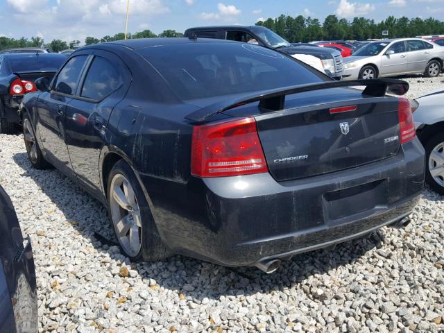 2B3KA73W48H246704 - 2008 DODGE CHARGER SR BLACK photo 3