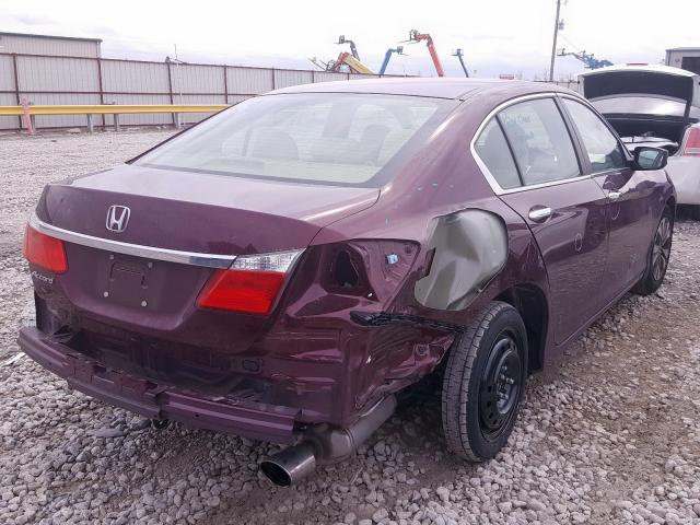 1HGCR2F3XDA061566 - 2013 HONDA ACCORD LX  photo 4