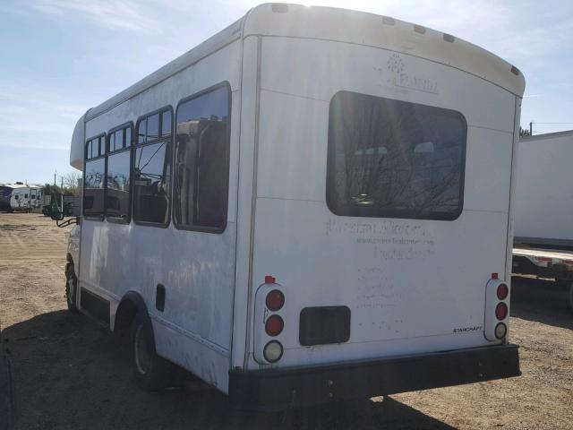 1FDWE35L27DB43756 - 2007 FORD BUS WHITE photo 3