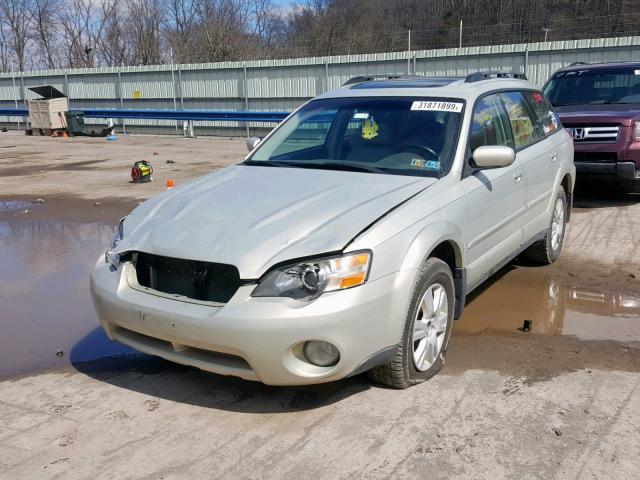 4S4BP62C756383949 - 2005 SUBARU LEGACY OUT GOLD photo 2