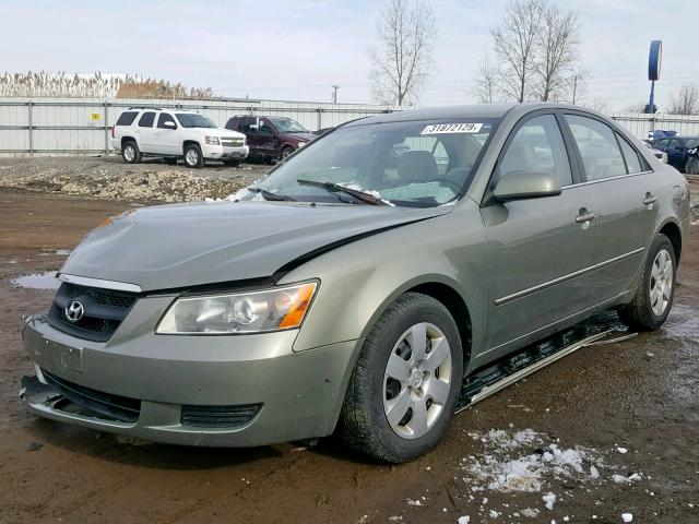 5NPET46CX7H195401 - 2007 HYUNDAI SONATA GLS GRAY photo 2