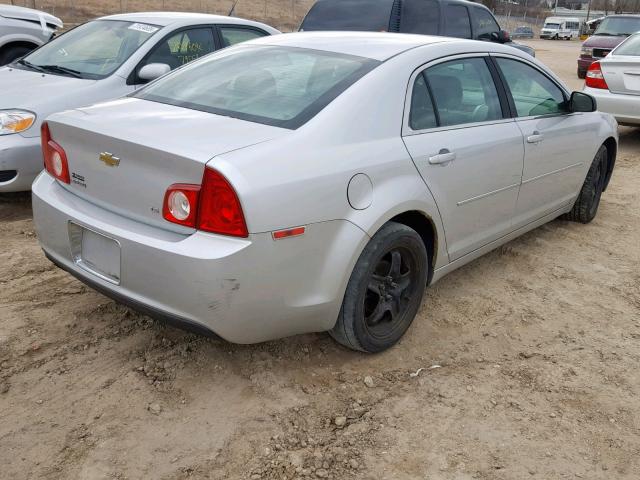 1G1ZG57B894196887 - 2009 CHEVROLET MALIBU LS GRAY photo 4