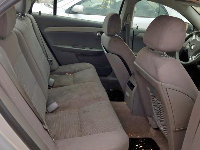 1G1ZG57B894196887 - 2009 CHEVROLET MALIBU LS GRAY photo 6