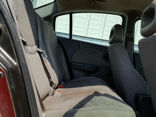 1G8AG54F13Z191031 - 2003 SATURN ION LEVEL BURGUNDY photo 6
