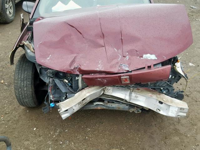 1G8AG54F13Z191031 - 2003 SATURN ION LEVEL BURGUNDY photo 7