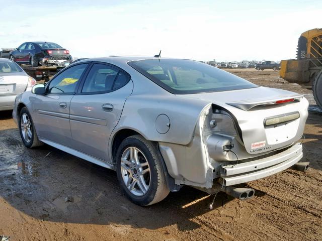 2G2WR554661217742 - 2006 PONTIAC GRAND PRIX SILVER photo 3
