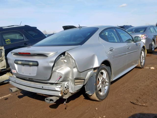 2G2WR554661217742 - 2006 PONTIAC GRAND PRIX SILVER photo 4