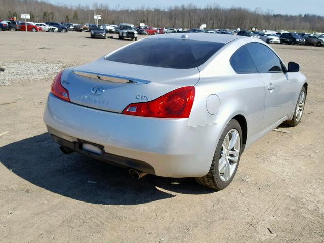 JNKCV64F79M654613 - 2009 INFINITI G37 SILVER photo 4