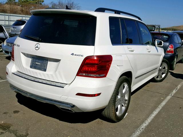 WDCGG8JB0FG393484 - 2015 MERCEDES-BENZ GLK 350 4M WHITE photo 4