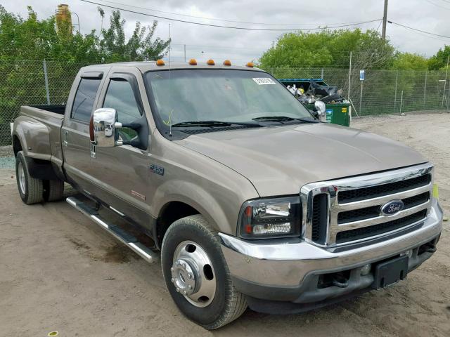 1FTSW31P54EC71939 - 2004 FORD F350 SRW S TAN photo 1