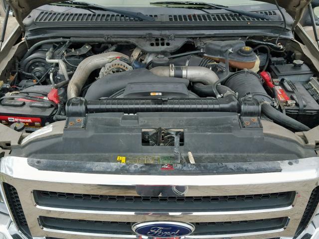 1FTSW31P54EC71939 - 2004 FORD F350 SRW S TAN photo 7