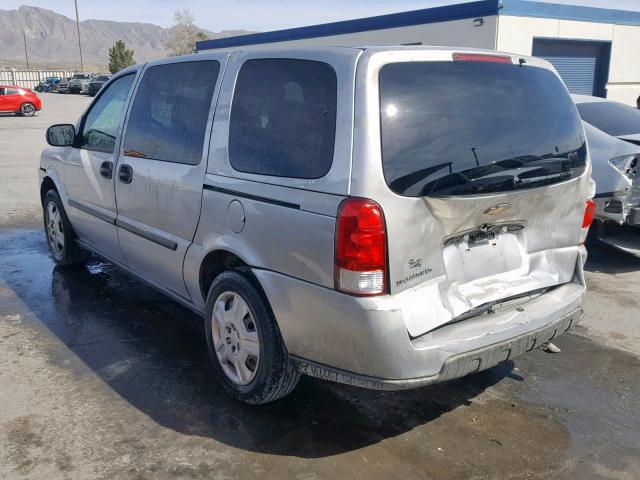 1GNDV23W28D188238 - 2008 CHEVROLET UPLANDER L GRAY photo 3