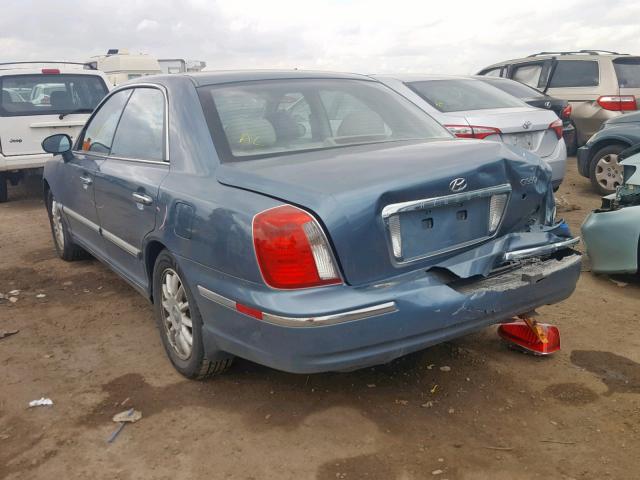 KMHFU45E25A388565 - 2005 HYUNDAI XG 350 BLUE photo 3