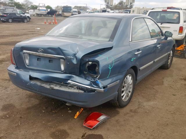 KMHFU45E25A388565 - 2005 HYUNDAI XG 350 BLUE photo 4