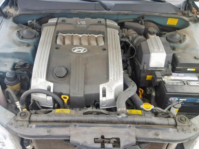 KMHFU45E25A388565 - 2005 HYUNDAI XG 350 BLUE photo 7