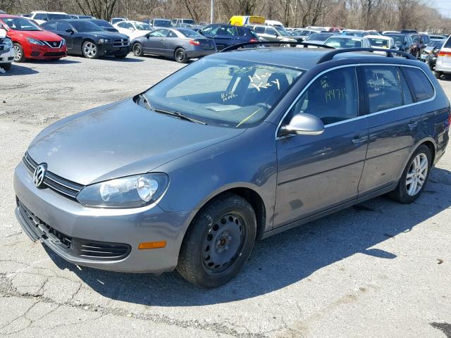 3VWTL7AJ0AM626079 - 2010 VOLKSWAGEN JETTA TDI GRAY photo 2