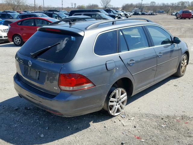 3VWTL7AJ0AM626079 - 2010 VOLKSWAGEN JETTA TDI GRAY photo 4