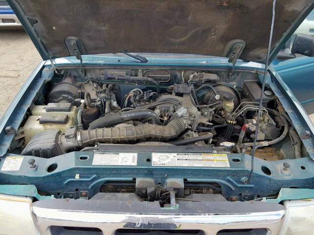 1FTYR11U3WPB01761 - 1998 FORD RANGER GREEN photo 7