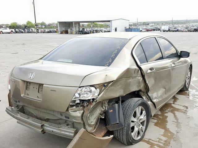 1HGCP2F41AA043046 - 2010 HONDA ACCORD LXP GOLD photo 4