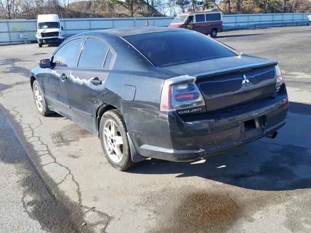 4A3AB76S145070077 - 2004 MITSUBISHI GALANT GTS BLACK photo 3